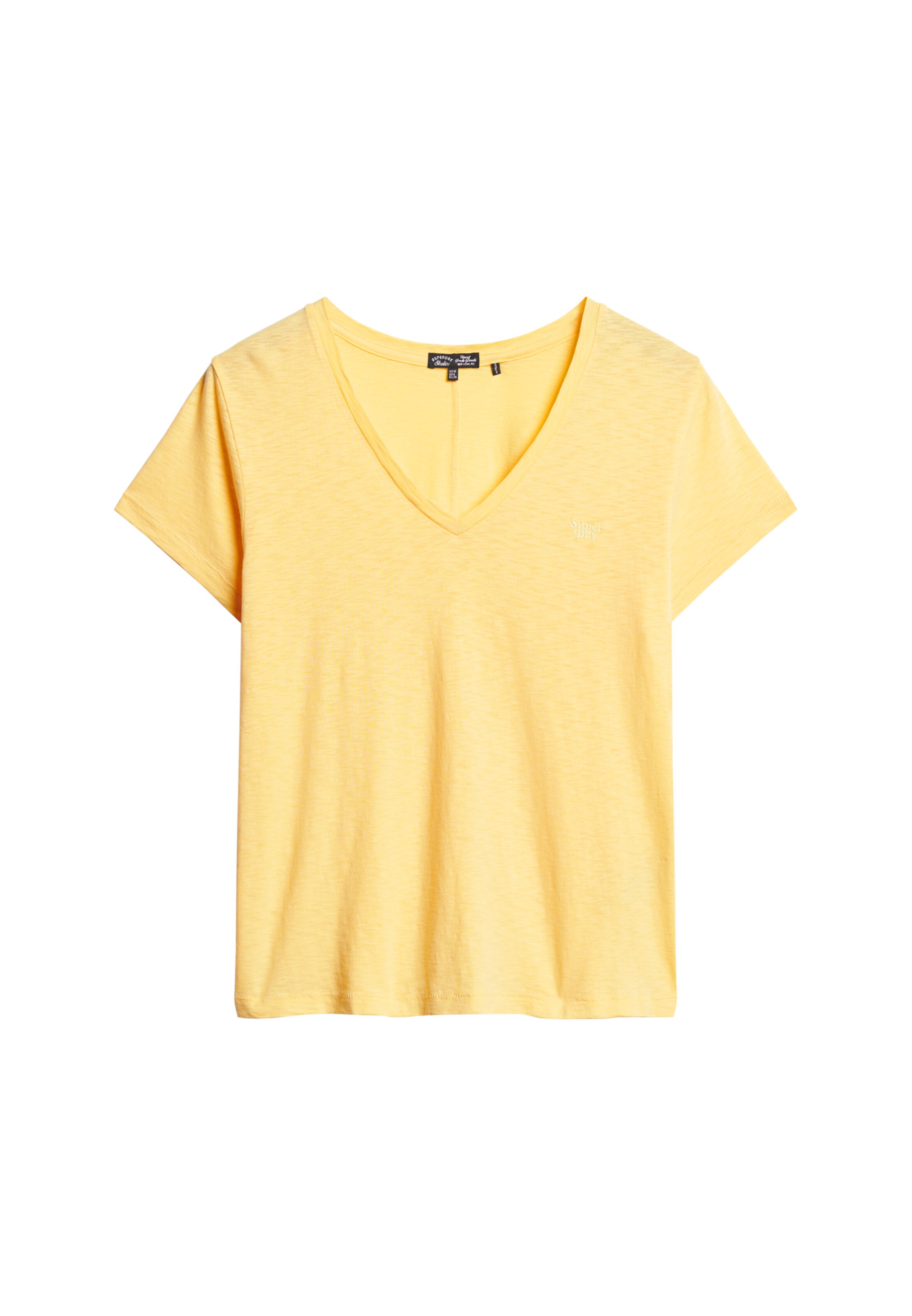 T-shirt Superdry en jaune : devant