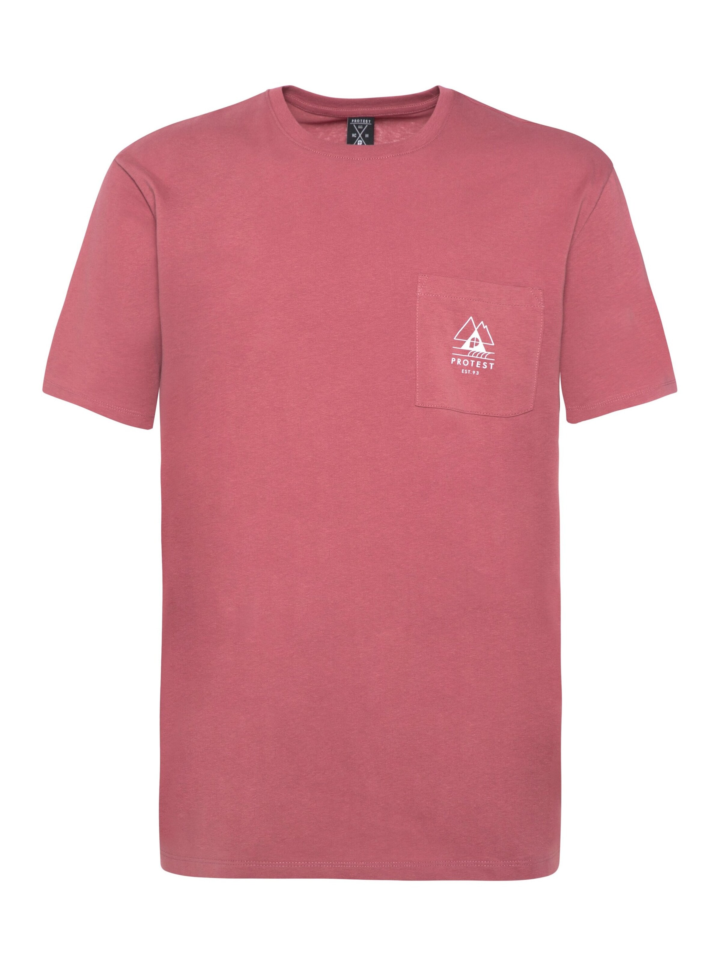 PROTEST Shirt 'ISIAH' in Rood: voorkant