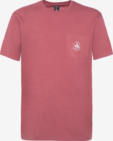 PROTEST Shirt 'ISIAH' in Rood: voorkant