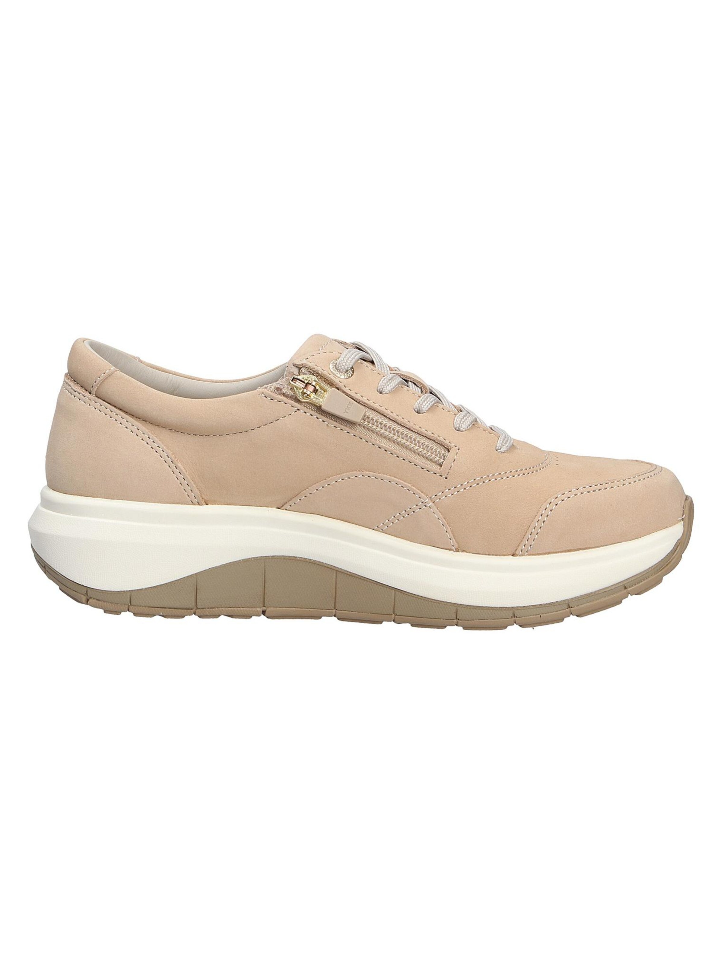 Joya Lace-Up Shoes 'VENICE ZIP BEIGE' in Beige