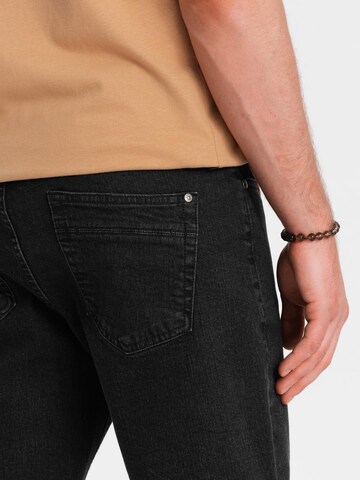 Ombre Slimfit Jeans in Zwart