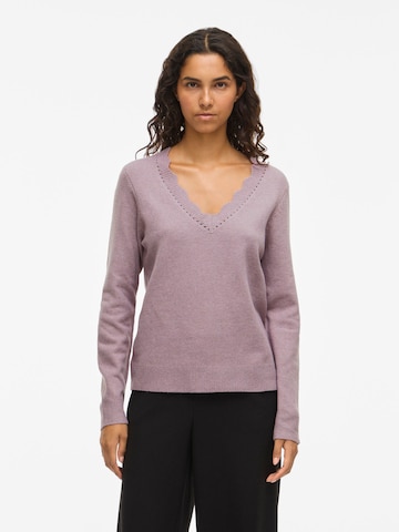 VILA Sweater 'VINIKOLINA ' in Purple: front