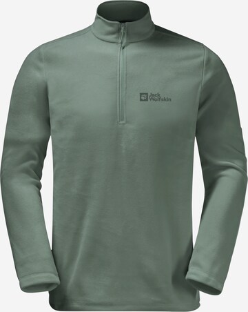 JACK WOLFSKIN Athletic Sweater 'TAUNUS' in Green: front