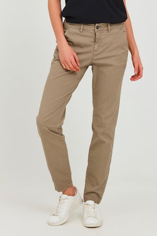 Oxmo Chinohose 'CHILLI' in Beige: front