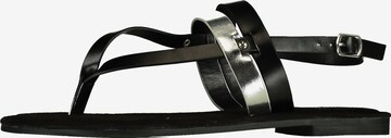 Hailys T-Bar Sandals 'Lotta' in Black: front