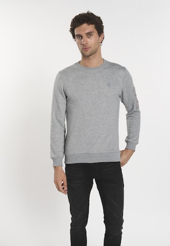 DENIM CULTURE Sweatshirt 'Bret' in Grey