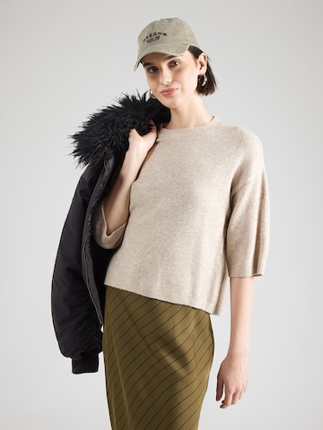 JDY Pullover 'JDYCHLOE' i beige: forside