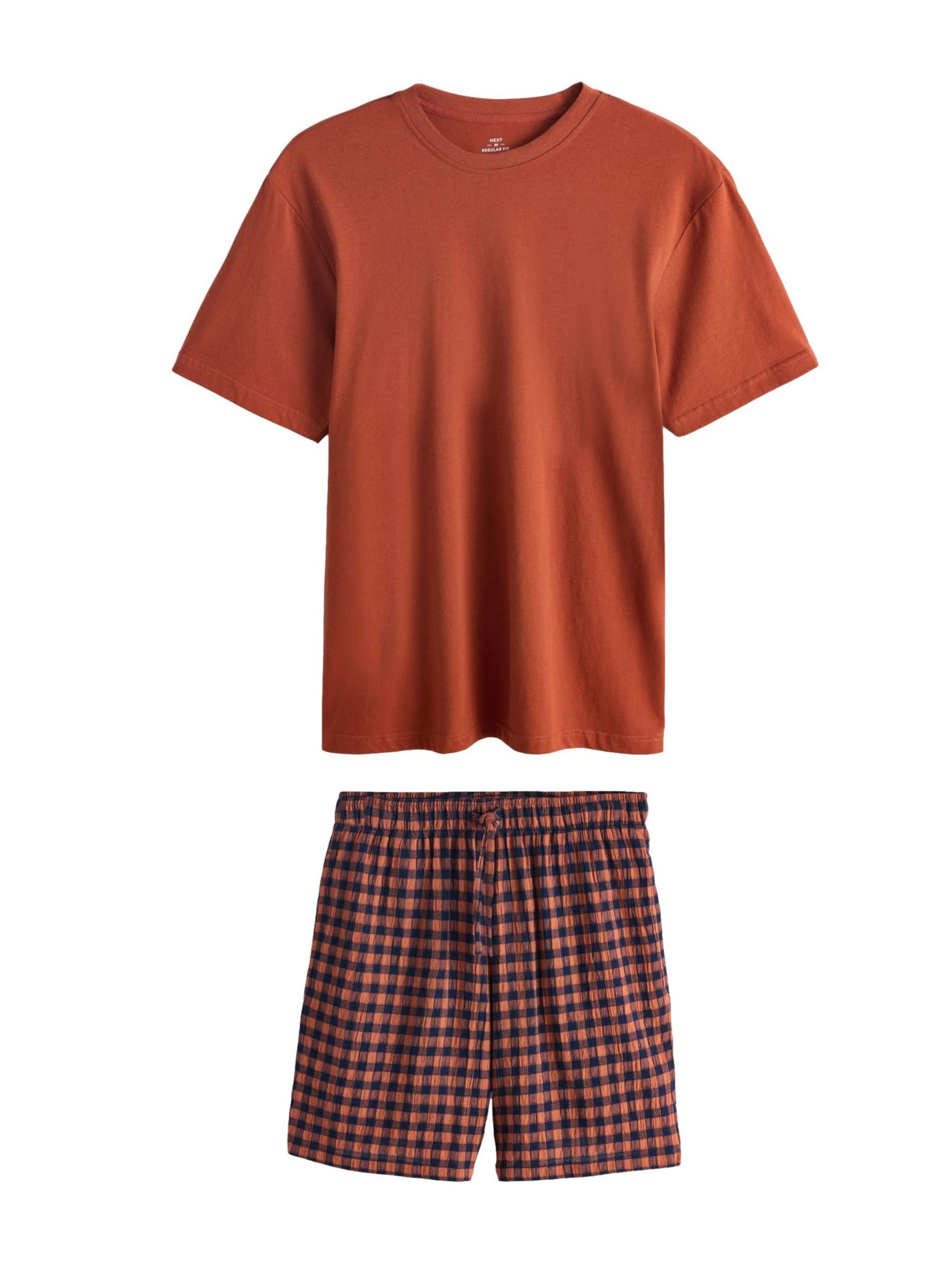 Pyjama court Next en rouge : devant