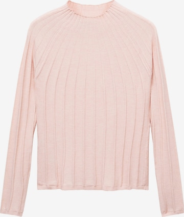 MANGO Sweter w kolorze różowy: przód