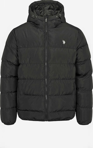 Geacă de iarnă ' UMHenrik ' de la U.S. POLO ASSN. pe negru: față