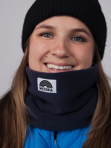 WESORA GmbH Schlauchschal 'Fleece Neckwarmer - All Black' in Blau