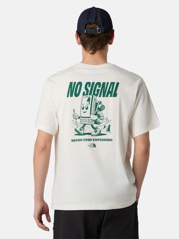 T-Shirt 'No Signal' THE NORTH FACE en blanc