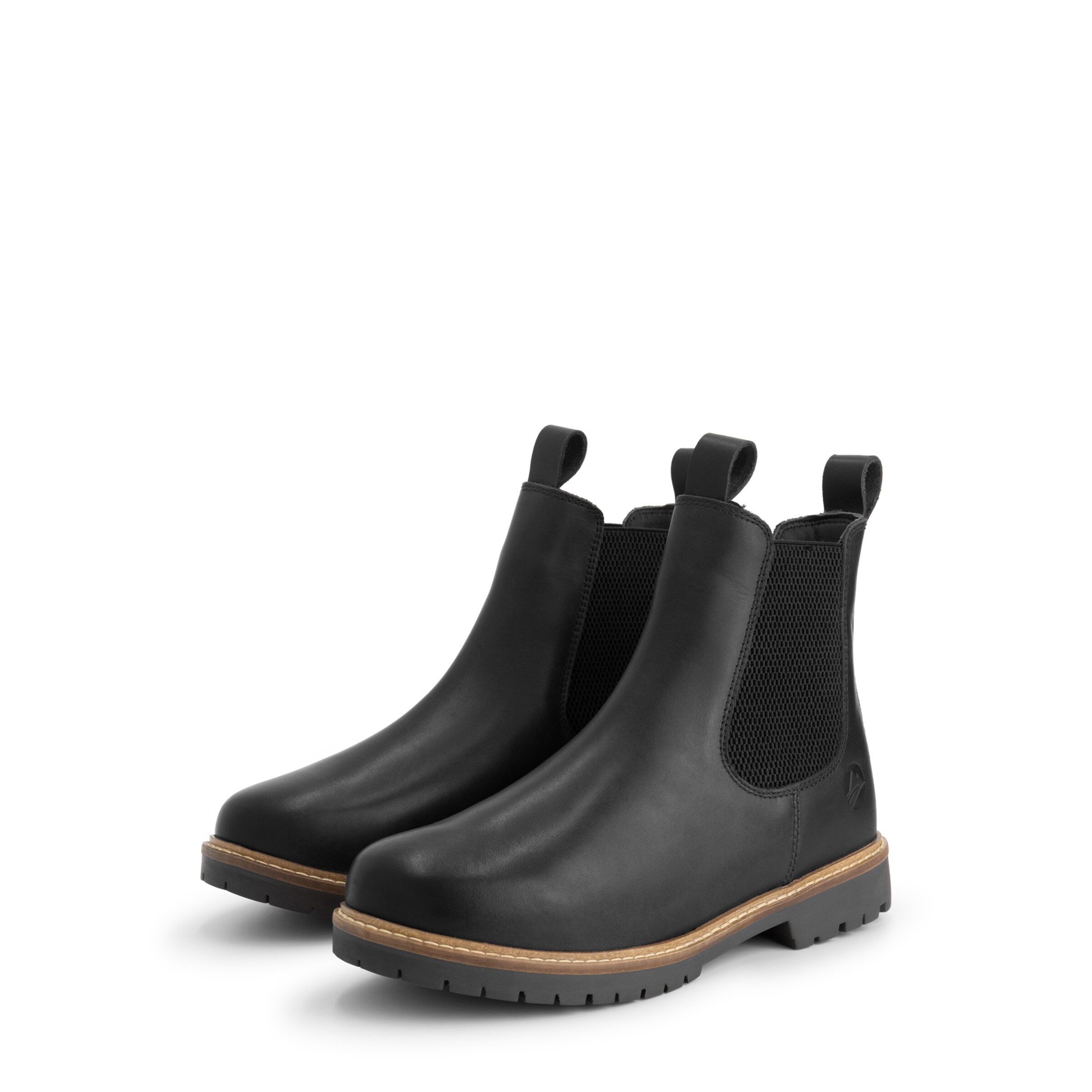 Travelin Chelsea boots 'Ringsaker' in Zwart