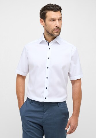 ETERNA Regular fit Overhemd in Wit: voorkant