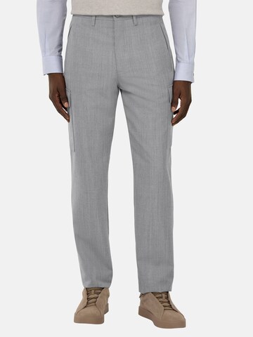 Boggi Milano Slim fit Cargo trousers 'B Travel' in Grey: front