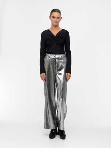 Wide Leg Pantalon 'Una Lisa' OBJECT en argent