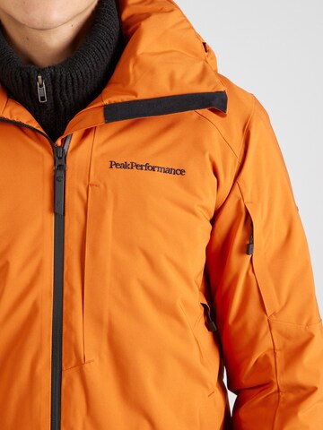 PEAK PERFORMANCE Outdoorjacke 'Maroon' (GRS) in Orange