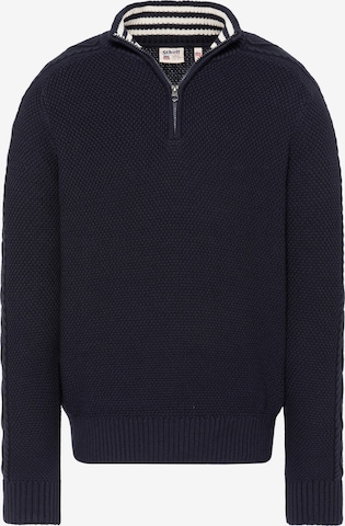 Pull-over Schott NYC en bleu : devant