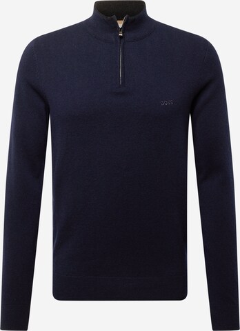 BOSS Sweater 'Marlo' in Blue: front