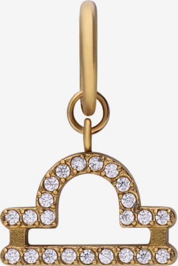 Lucardi Anhänger 'Statement' in gold / transparent, Produktansicht