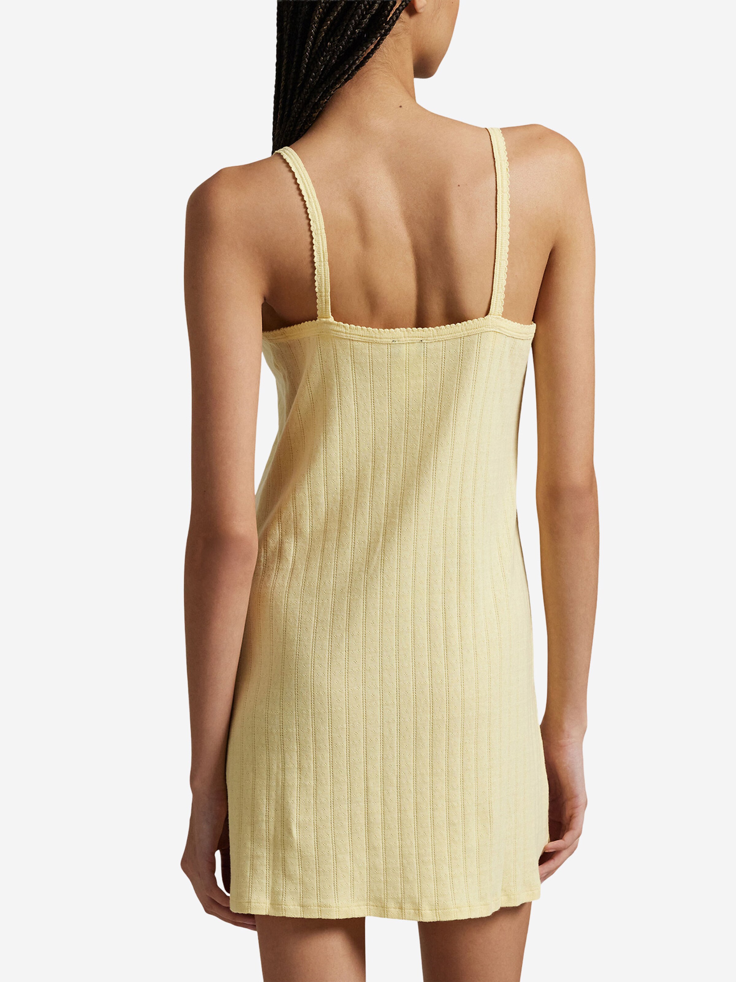 Chemise de nuit ' Slip Dress - Polo Pointelle ' Polo Ralph Lauren en jaune