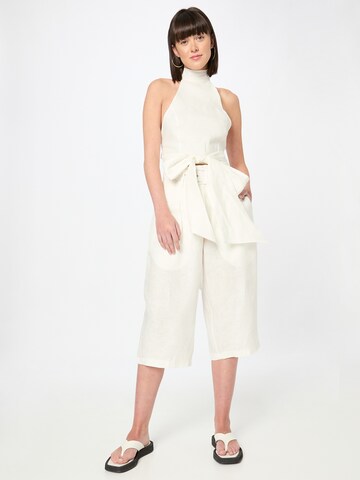 KAN Loose fit Pleat-Front Pants 'BACOPA' in Beige