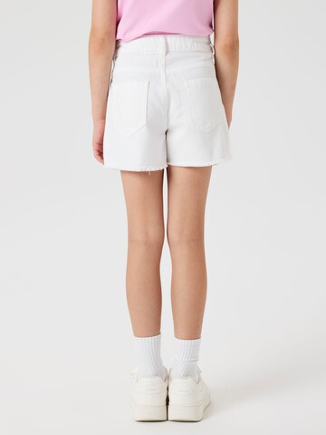 NAME IT Loosefit Jeans 'NKFROSE' i vit