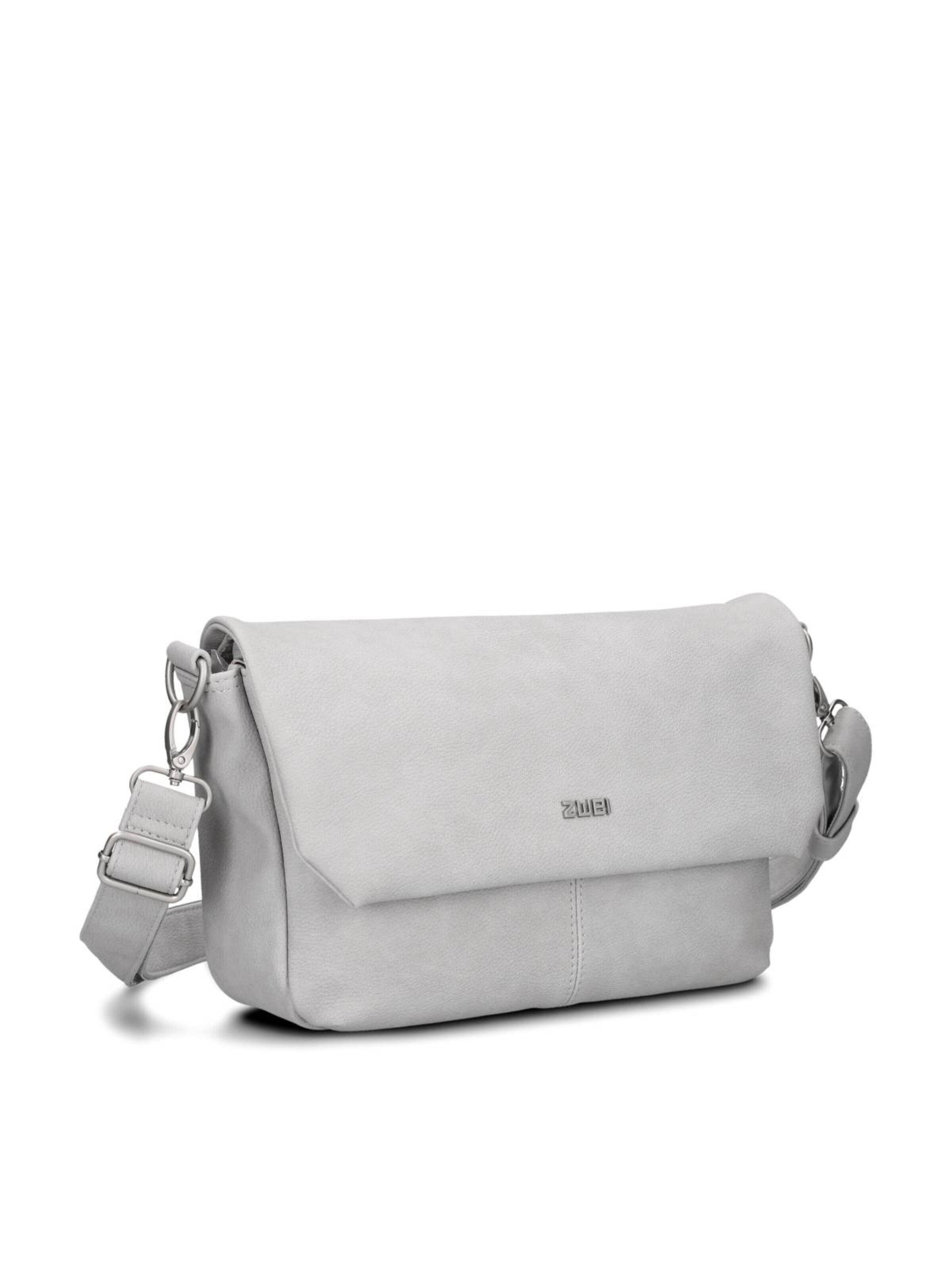 ZWEI Handbag 'MADEMOISELLE.M M60' in Silver: front