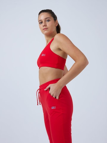 SPORTKIND Loosefit Sporthose 'Jogging Pants'‌‌ in Rot