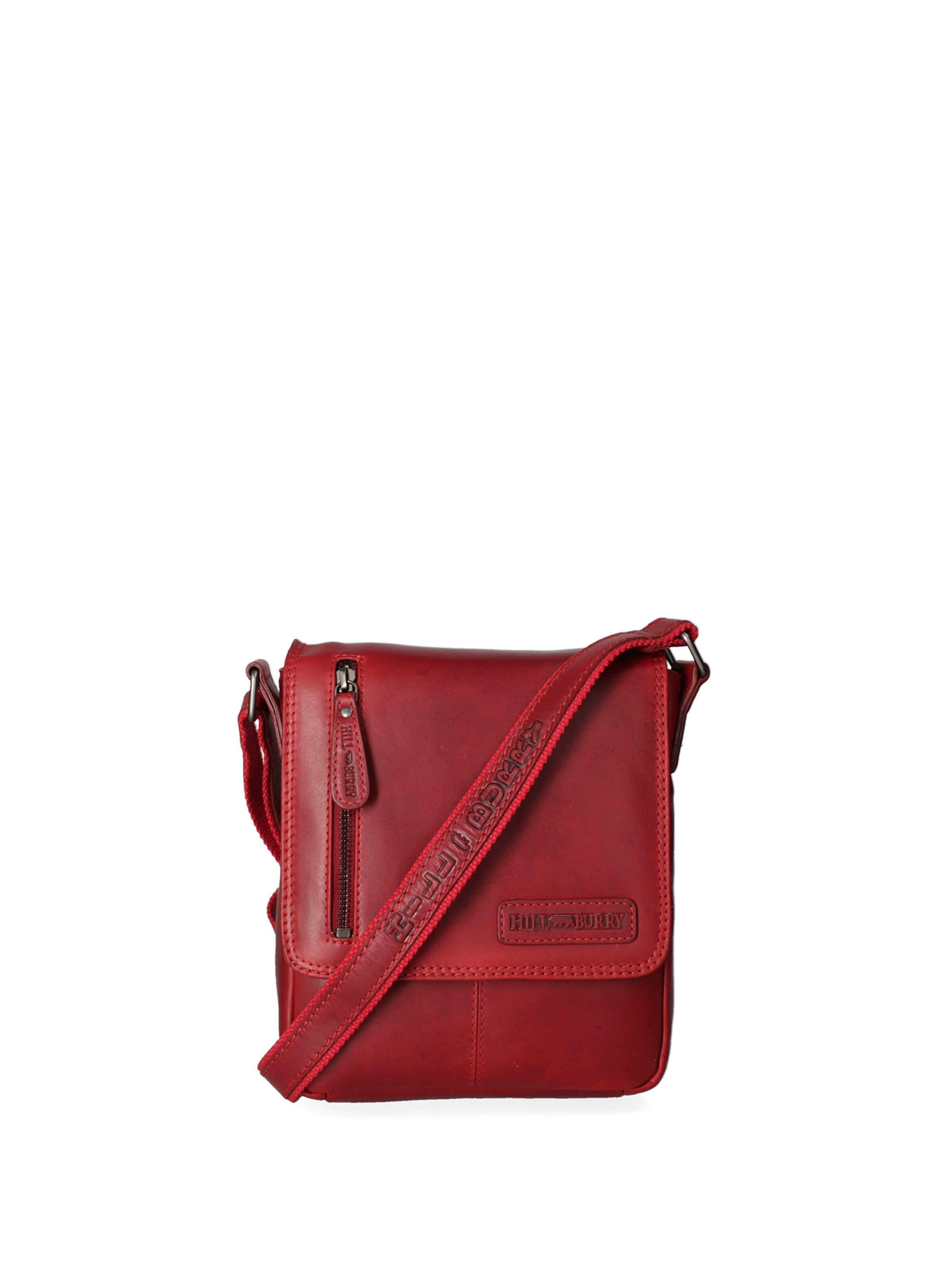 HILL BURRY Schoudertas in Rood: voorkant