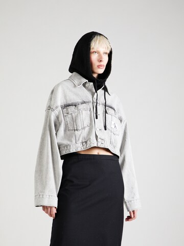 Calvin Klein Jeans Between-season jacket in Grey: front