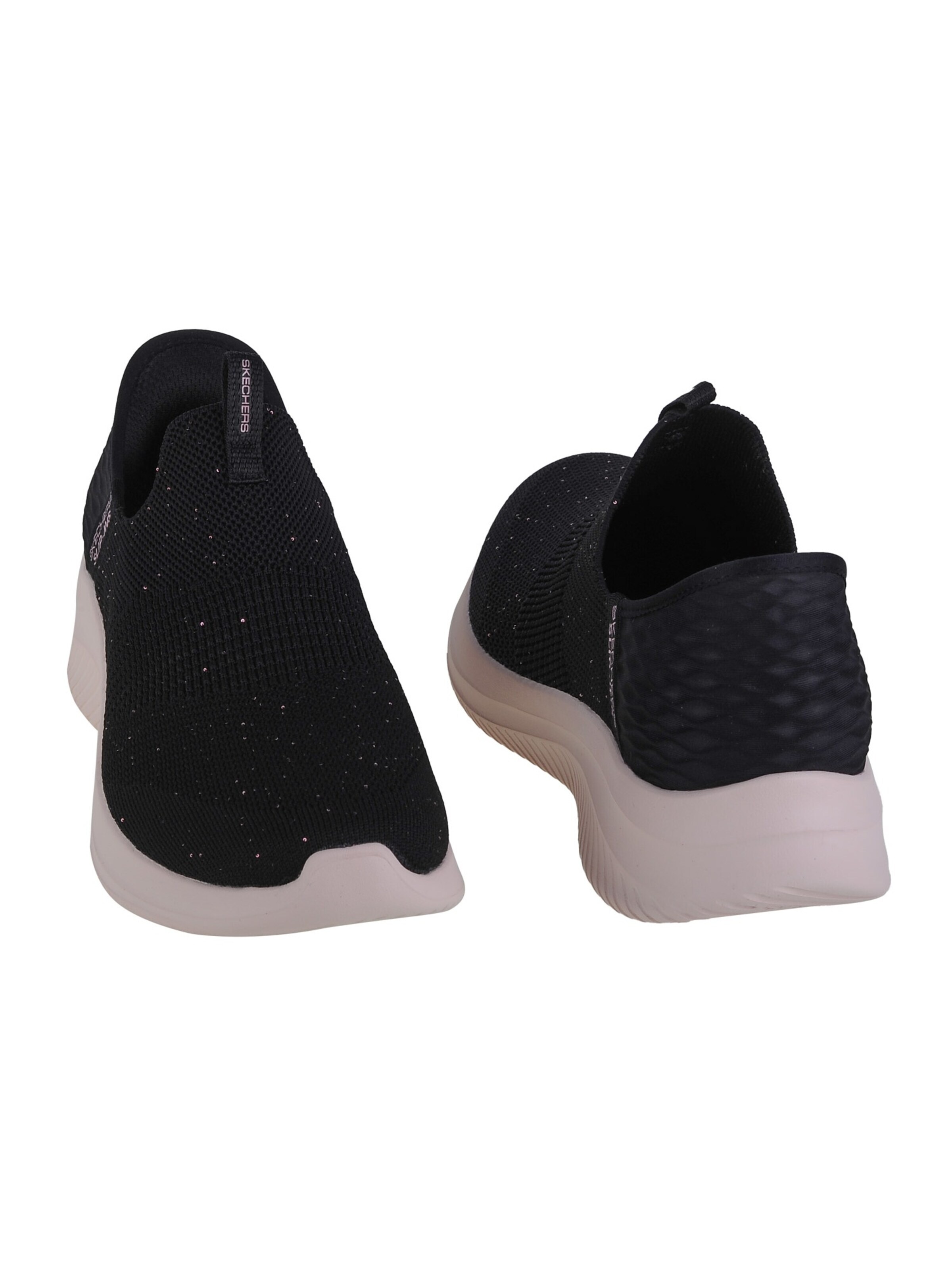 SKECHERS Slip-on in Zwart