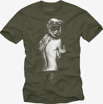 MAKAYA Shirt in Green: front