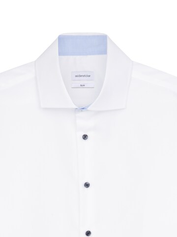 Coupe slim Chemise business SEIDENSTICKER en blanc