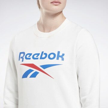 balts Reebok Sportiska tipa džemperis