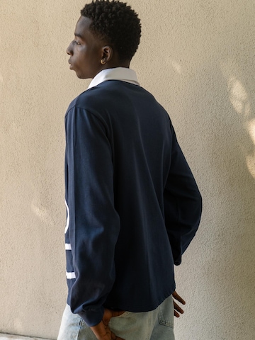 Sweat-shirt 'Palms Rugby' BLUE SKY INN en bleu