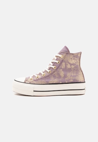 CONVERSE - Sapatilhas altas 'CTAS' em roxo: frente