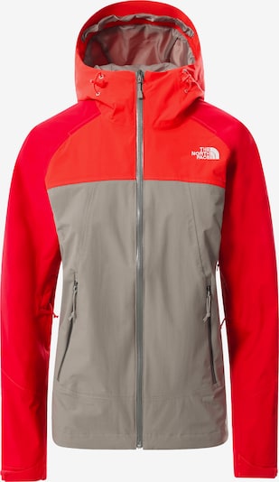 THE NORTH FACE Jacke in grau / feuerrot, Produktansicht