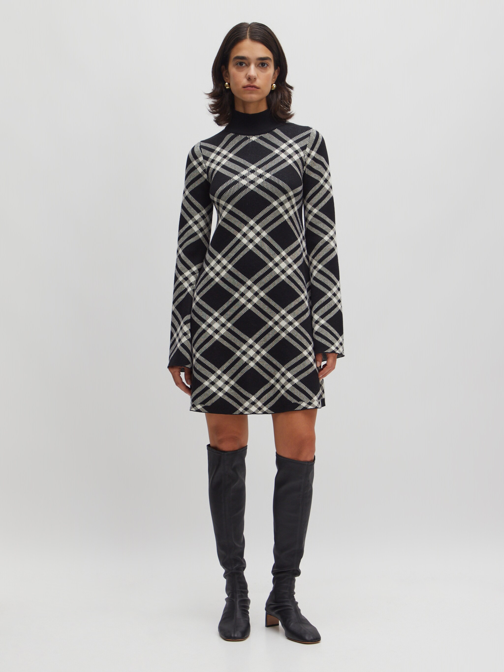 EDITED Produits Robes en maille 'Dunia' noir