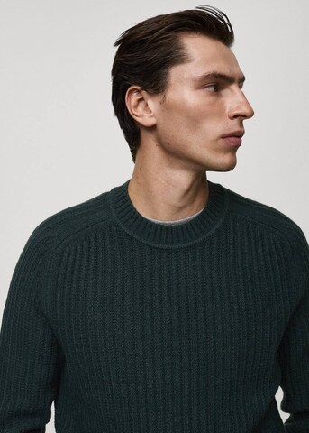 MANGO MAN Pullover 'Joel' in Grün