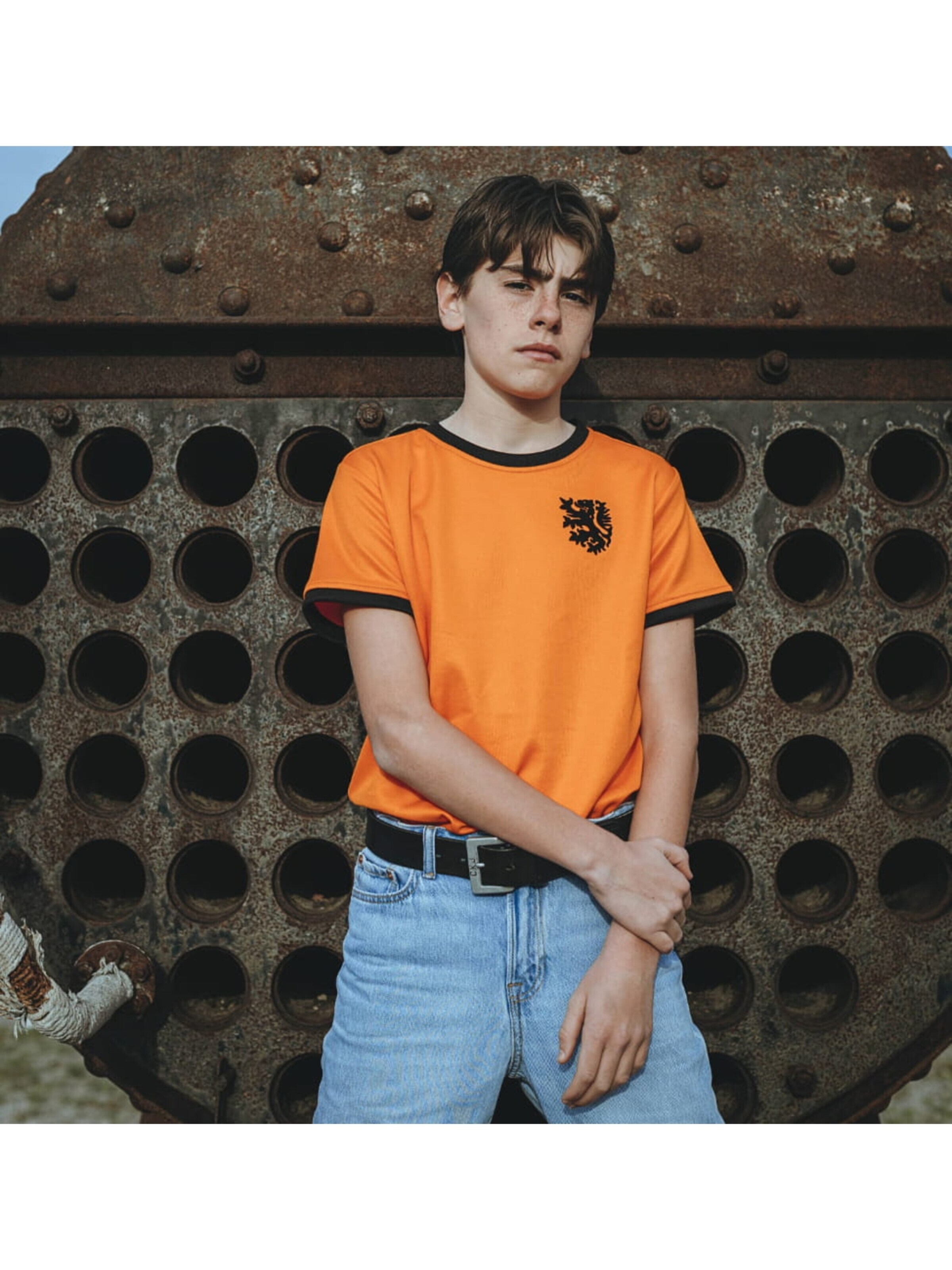COPA FOOTBALL Shirt 'Holland World Cup 1978 Kids Retro Voetbalshirt' in Orange