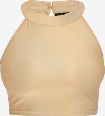 Haut 'Festive' faina en or : devant