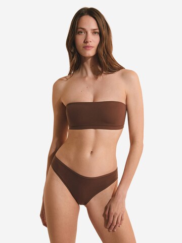 ETAM Slip 'Pure Soft' in Bruin: voorkant
