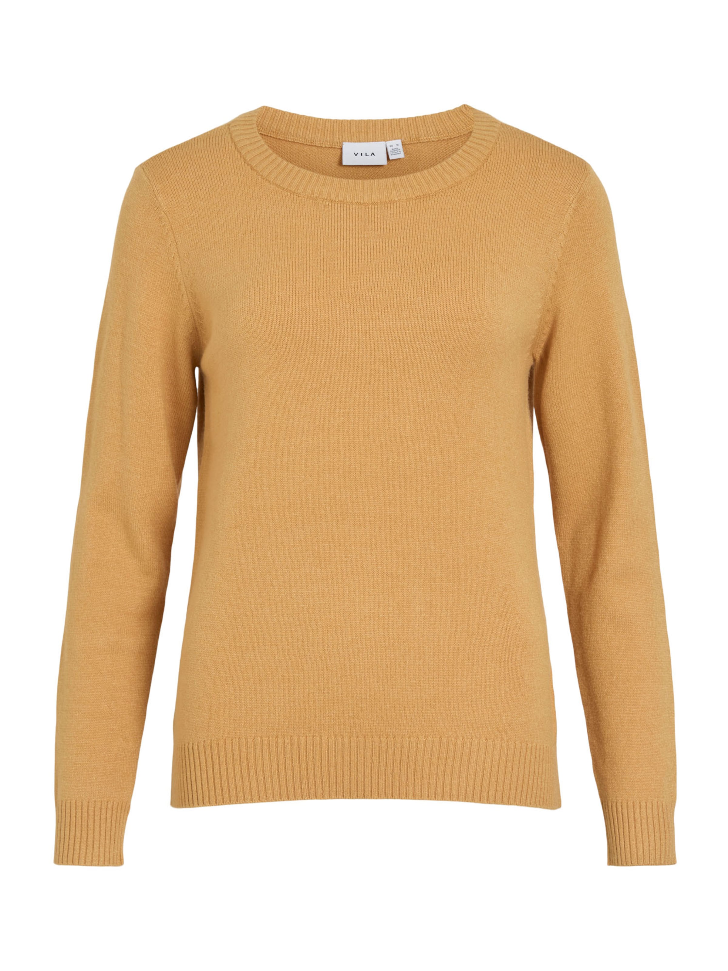 VILA Свитер 'VIRil' в Желтый: спереди