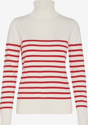SAINT TROPEZ - Jersey 'Mila' en blanco: frente