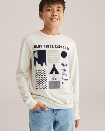 WE Fashion Футболка в Бежевый: спереди