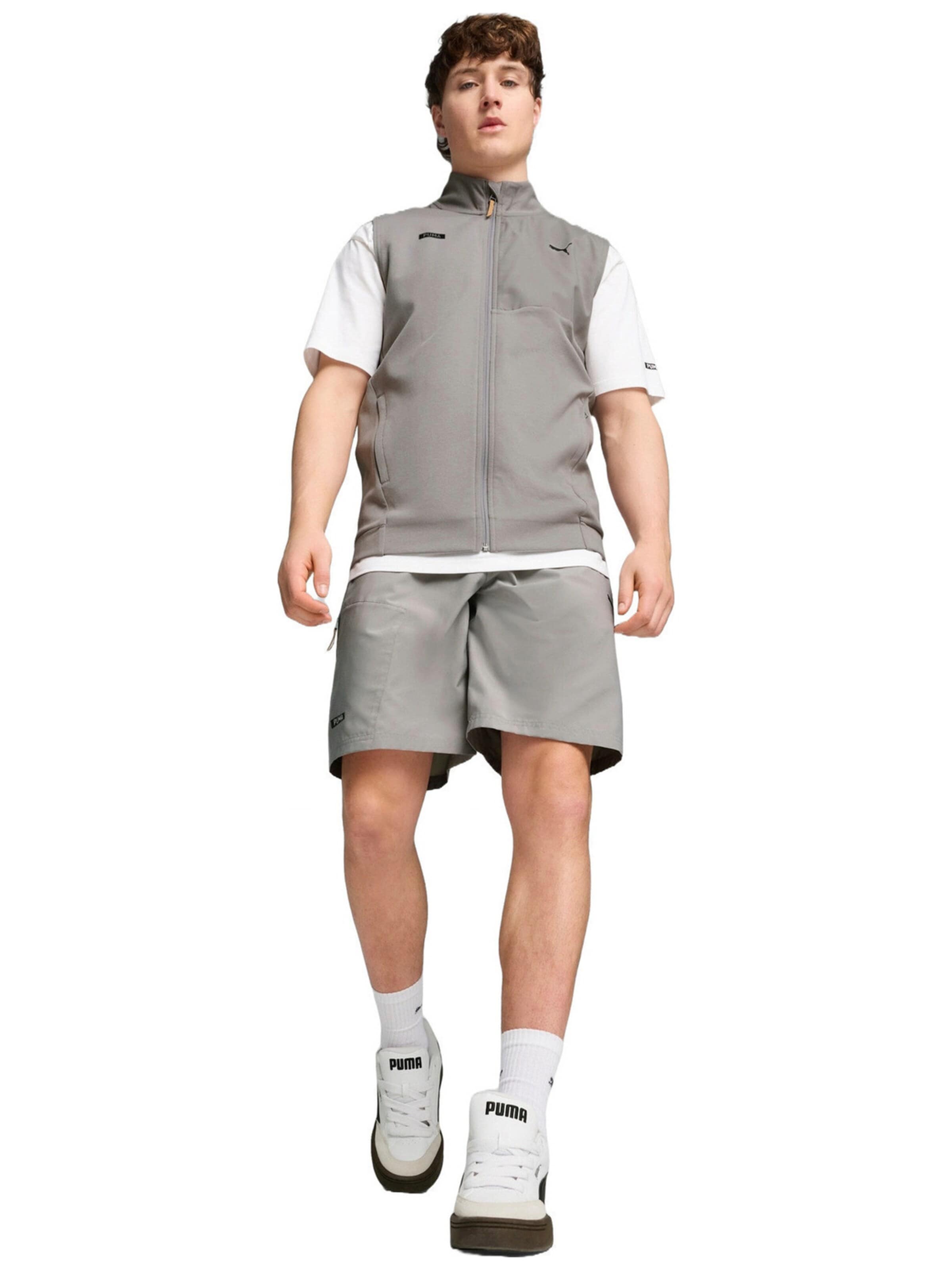 PUMA Weste 'Puma Desert Road Gilet'‌‌‌‌‌‌‌‌ in Grau