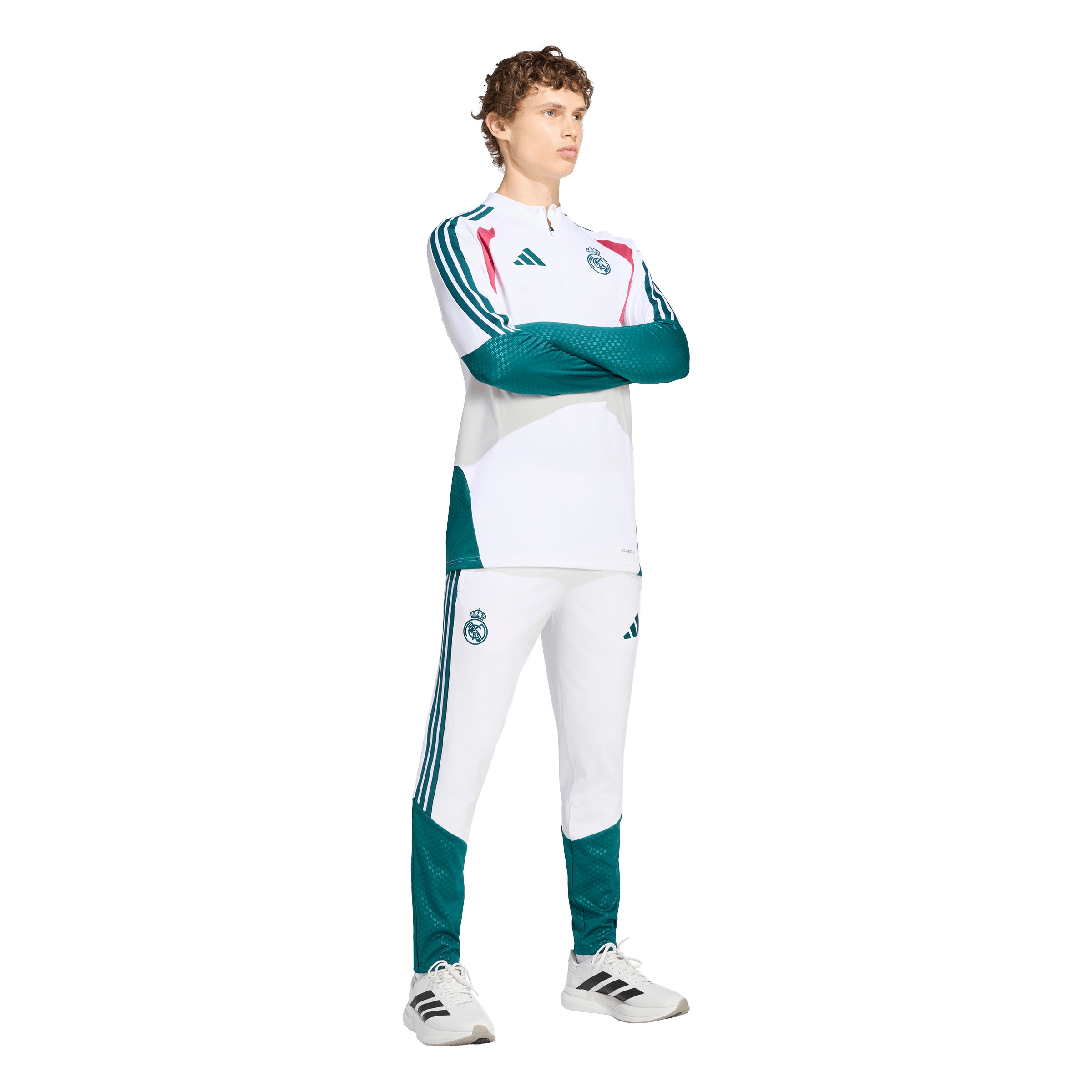 ADIDAS PERFORMANCE - Camiseta funcional 'REAL' en blanco
