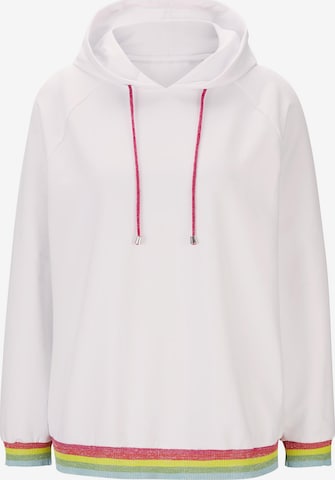 Sweat-shirt heine en blanc : devant