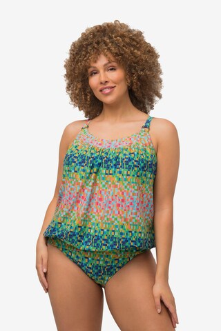 Ulla Popken T-shirt Tankini in Groen